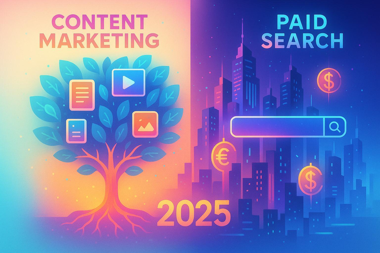 Content Marketing vs. Paid Search in 2025