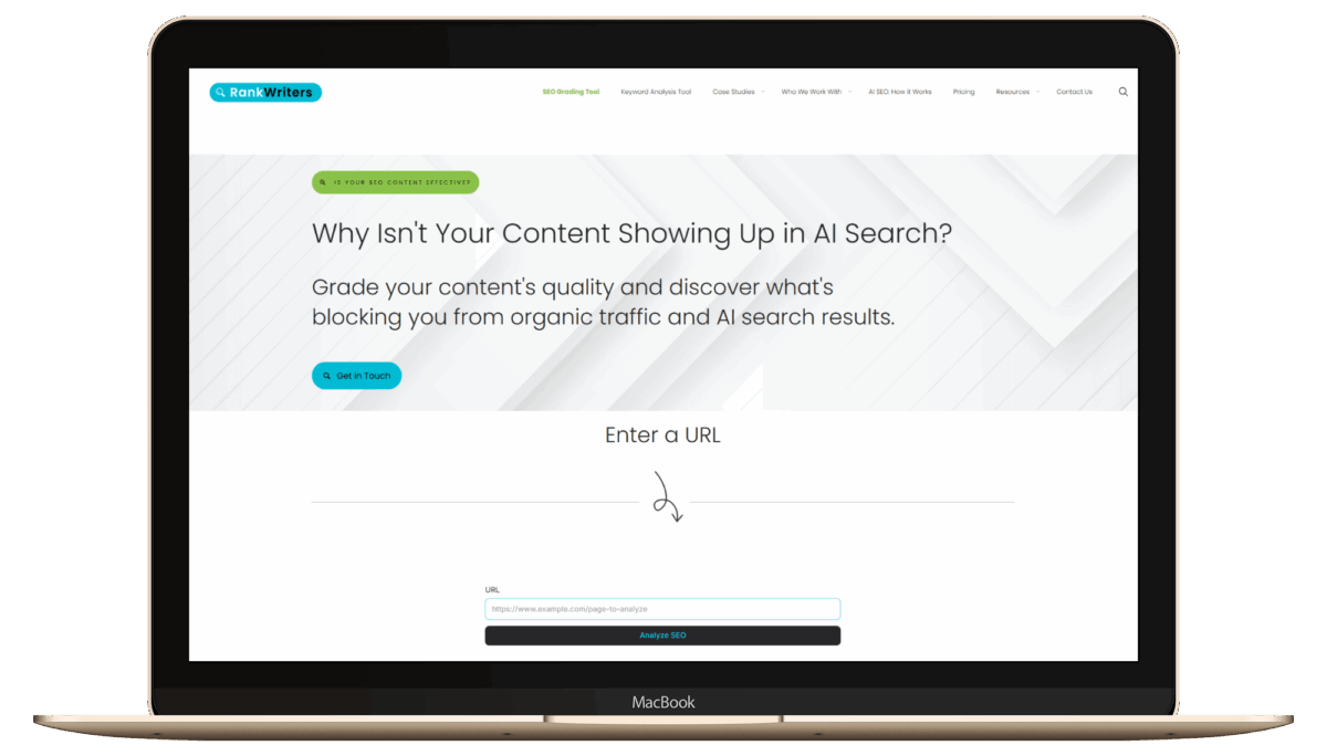 Laptops for RankWriters Tool pages-front ‣ RankWriters