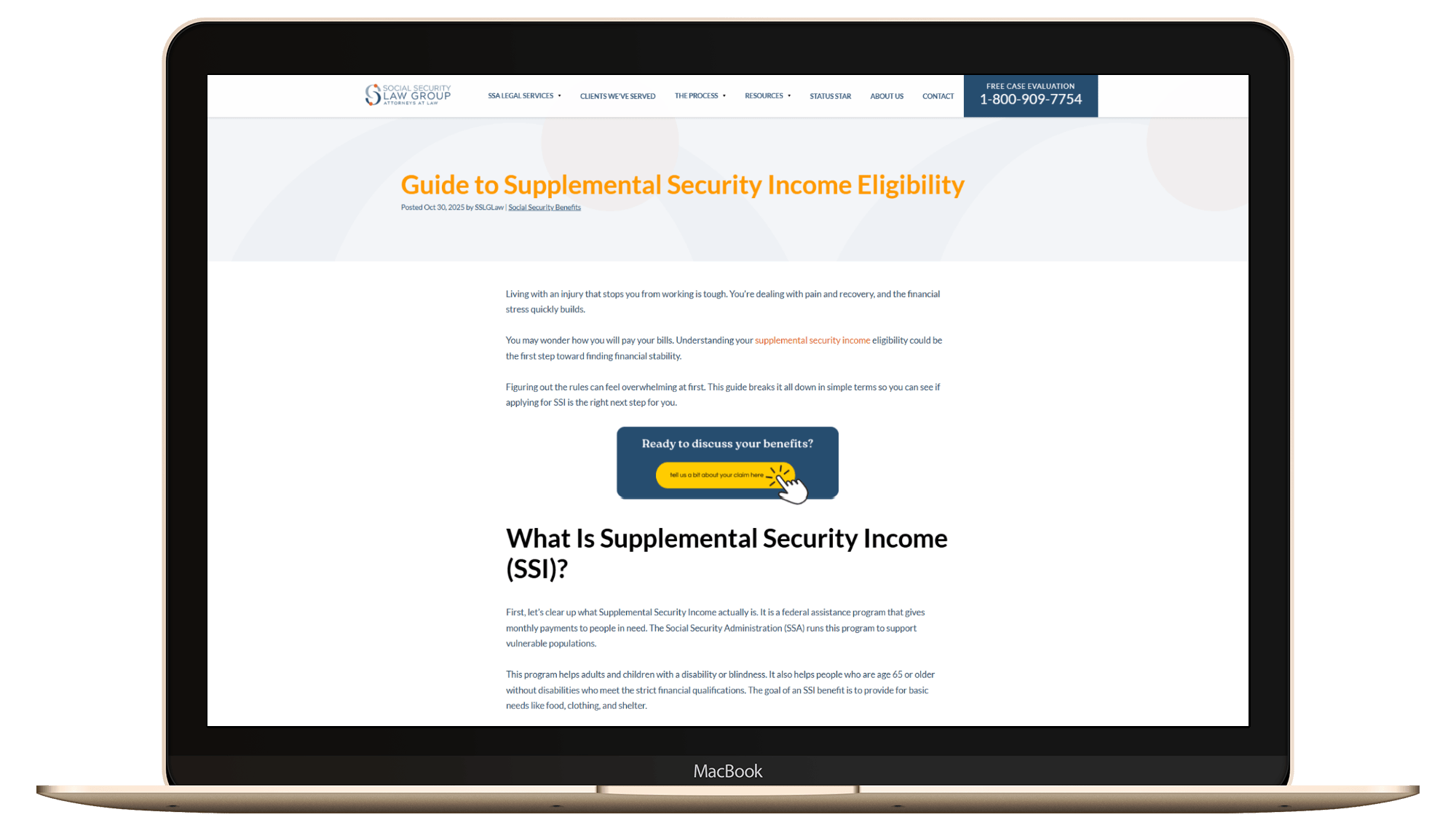 SSLG laptop-front ‣ RankWriters RankWriters law firm SEO