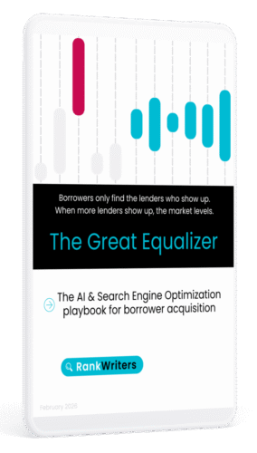 ‣ RankWriters SEO the Equalizer eBook for mortgage lennders