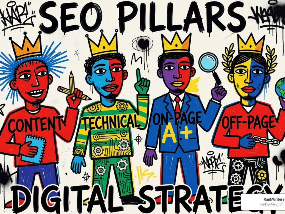 four types of SEO pillars digital marketing strategy - The four types of SEO